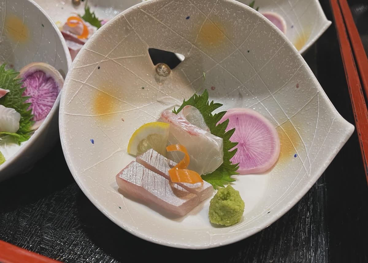 刺身の盛り合わせ